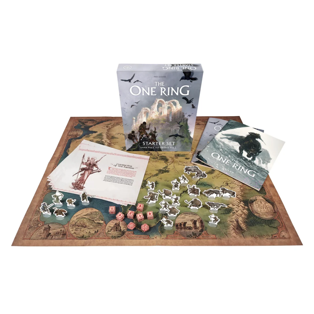 The One Ring™ RPG: Starter Set — Over Hill and Under Hill | Beginner TTRPG | Middle-earth Adventure