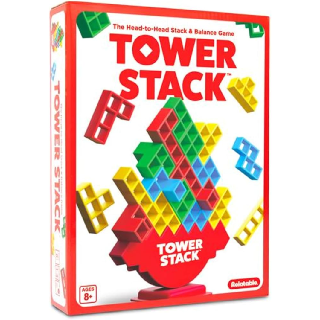Relatable Tower Stack game box packaging