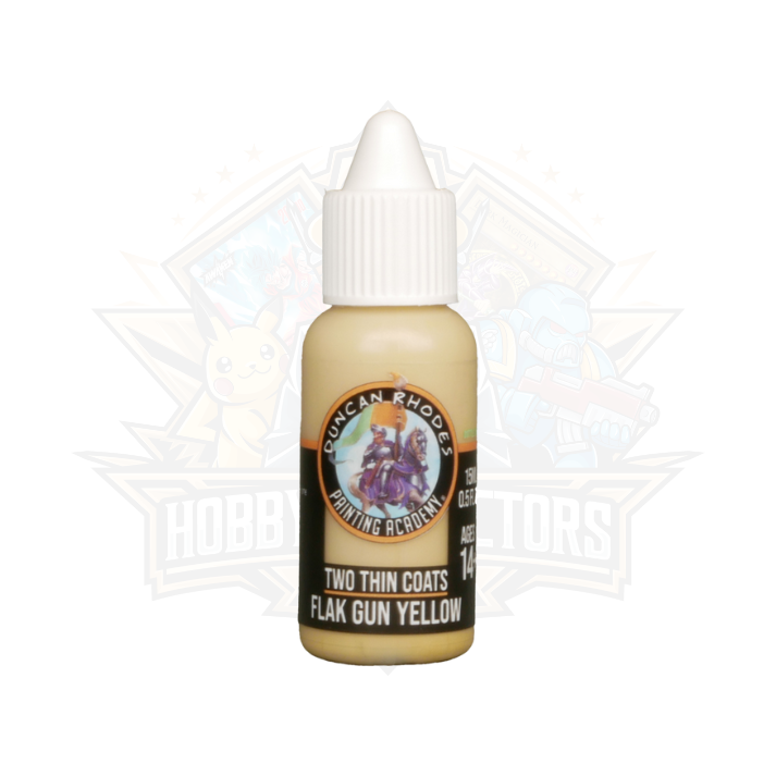Two Thin Coats - Flak Gun Yellow 15ml