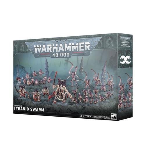 Warhammer 40000 Battleforce Tyranid Swarm 30 miniatures Hive Tyrant Lictor Von Ryans Leapers Hormagaunts Termagants Ripper Swarms army box set