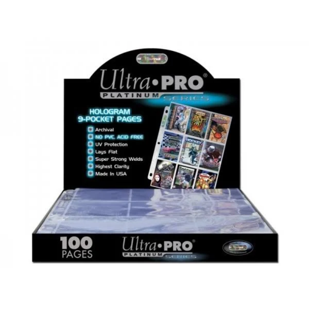 Ultra Pro Platinum Series 9-Pocket Pages UP81320 retail box of 100 pages