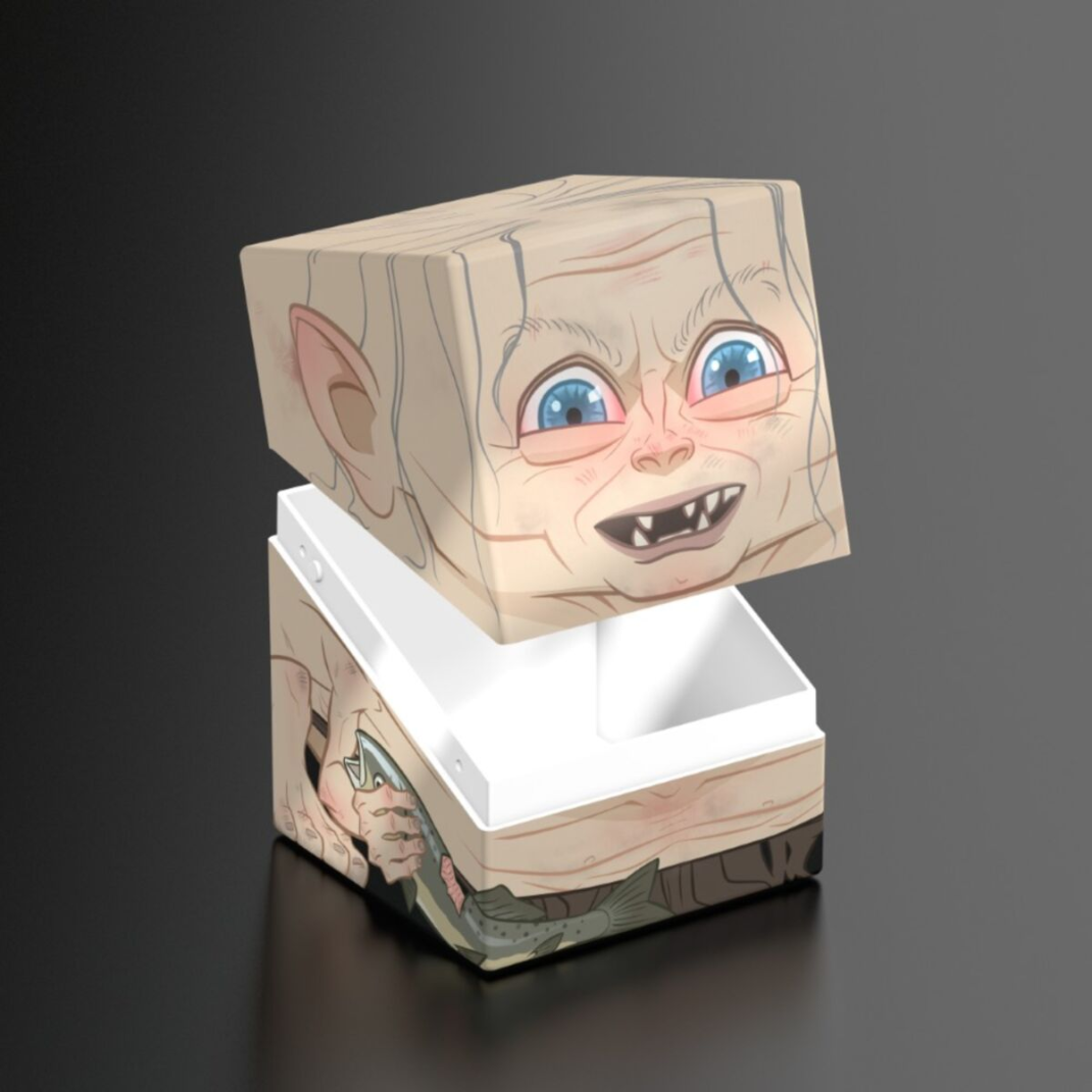 Ultimate Guard: Squaroes – The Lord of the Rings: Gollum (100+ Deck Box & Collectible)