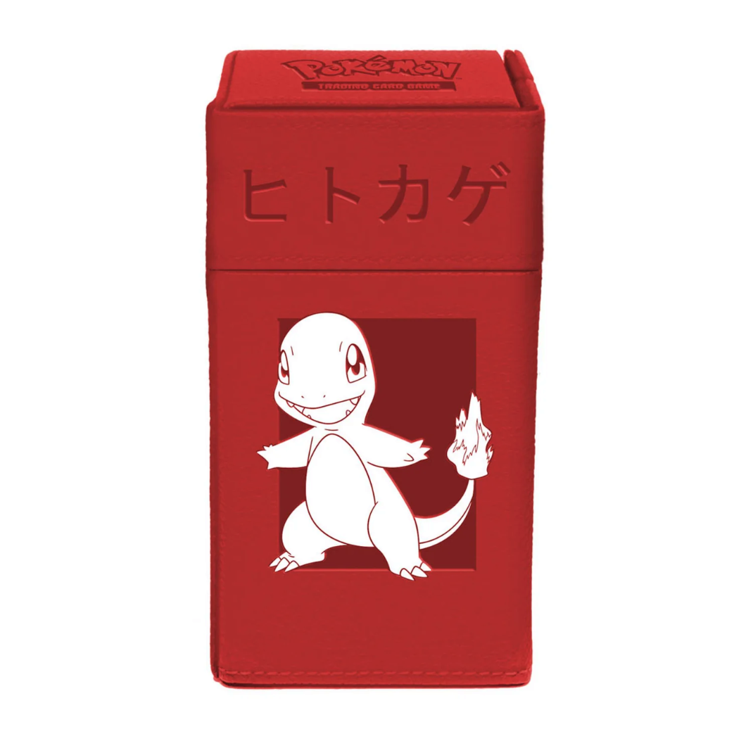 Ultra PRO Pokemon Charmander M2 Deck Box premium leatherette magnetic closure holds 75 double-sleeved cards with dice tray - Hobby Collectors Australia