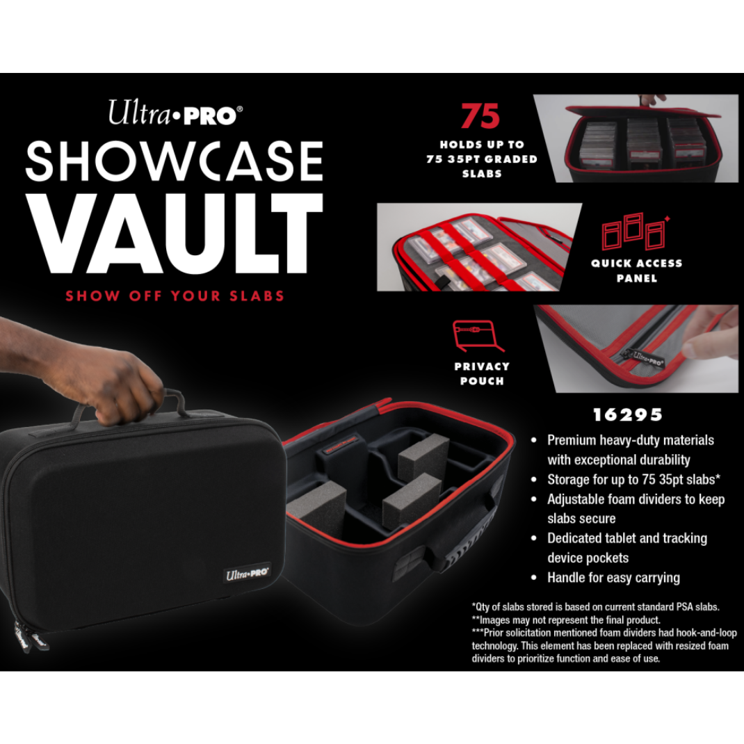 Ultra Pro Black Showcase Vault – Graded Slab Storage Case | Hobby Collectors Australia