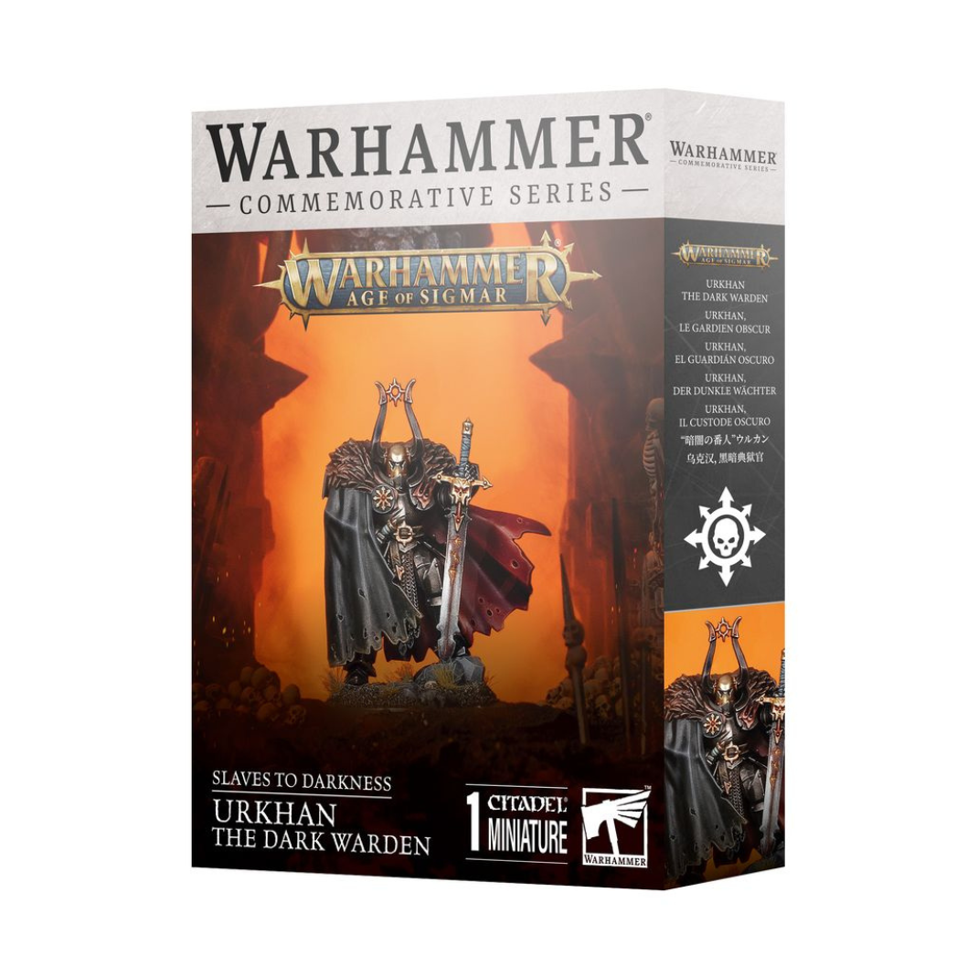 Urkhan the Dark Warden Commemorative Series miniature – Slaves to Darkness HQ model on 40 mm base