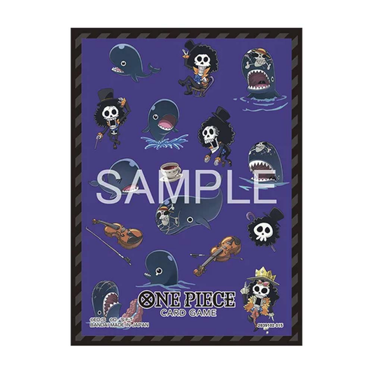 Bandai: One Piece Card Game — Official Card Sleeves Vol.14 | 70 Sleeves Per Pack | Enel, Jewelry Bonney, Brook & Laboon, Roronoa Zoro