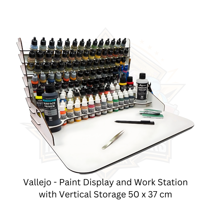 Vallejo - Paint Display and Work Station with Vertical Storage 50 x 37 cm