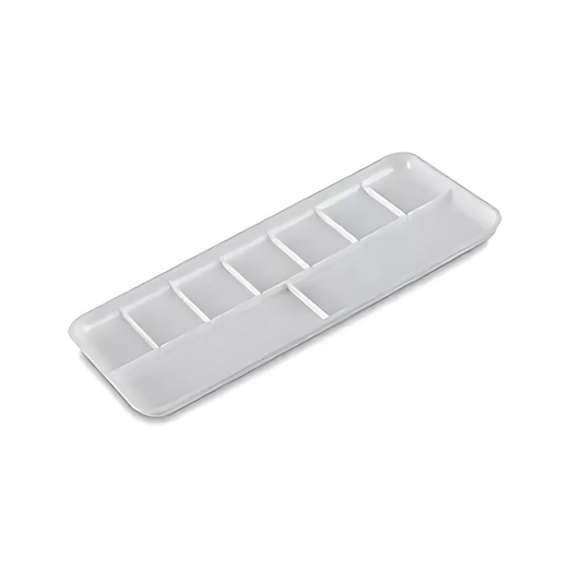Vallejo Rectangular Plastic Paint Palette with 9 Wells – 18×8.5cm