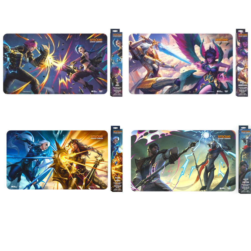 Riftbound Vendetta Art Playmat neoprene rivalry design
