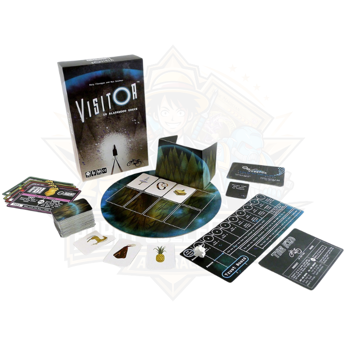 Visitor in Blackwood Grove Board Game Contents