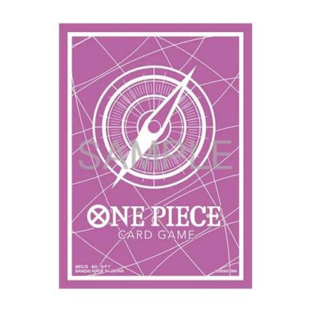 Bandai: One Piece Card Game — Official Card Sleeves Vol.13 | 70 Sleeves Per Pack | Mihawk, Boa Hancock, Hat Patterns & Standard Purple