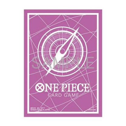 Bandai: One Piece Card Game — Official Card Sleeves Vol.13 | 70 Sleeves Per Pack | Mihawk, Boa Hancock, Hat Patterns & Standard Purple