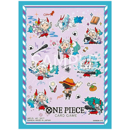 Bandai: One Piece Card Game — Official Card Sleeves Vol.15 | 70 Sleeves | Luffy & Ace, Yamato, Three Admirals & Impel Down