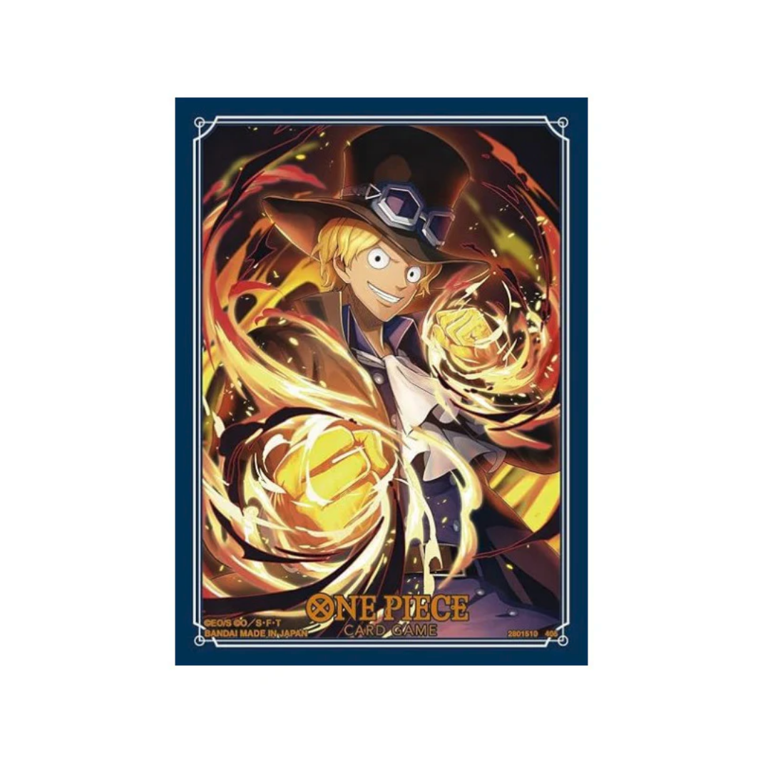 Bandai: One Piece Card Game — Official Card Sleeves Vol.12 | 70 Sleeves Per Pack | Gol D. Roger, Sabo, Luffy & Imu