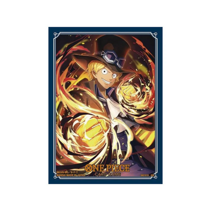 Bandai: One Piece Card Game — Official Card Sleeves Vol.12 | 70 Sleeves Per Pack | Gol D. Roger, Sabo, Luffy & Imu