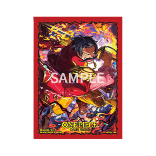 Bandai: One Piece Card Game — Official Card Sleeves Vol.12 | 70 Sleeves Per Pack | Gol D. Roger, Sabo, Luffy & Imu