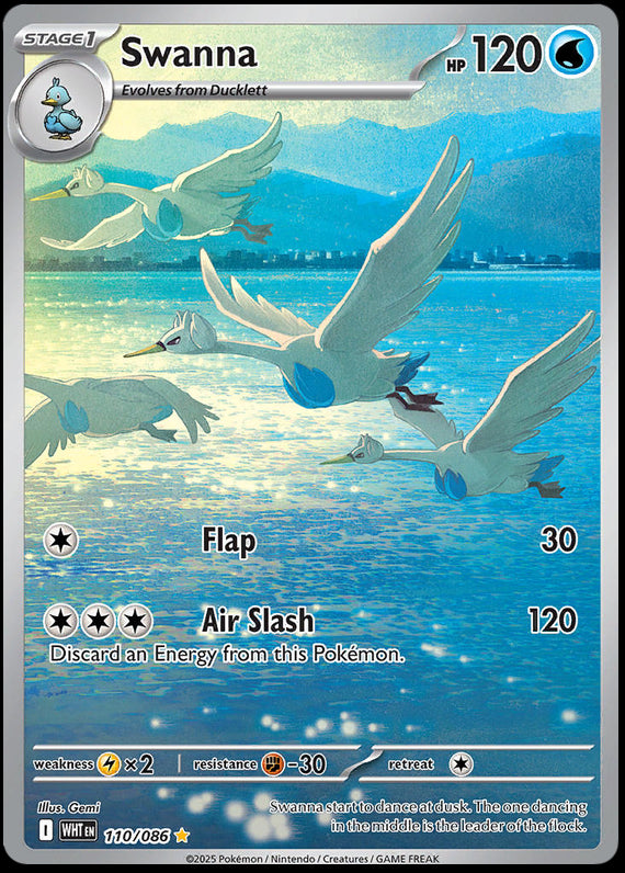 Image of Swanna White Flare (WHT) #110