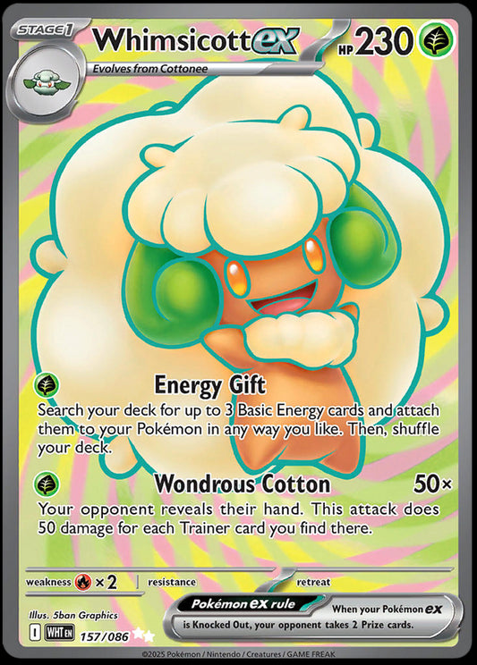 Image of Whimsicott ex White Flare (WHT) #157