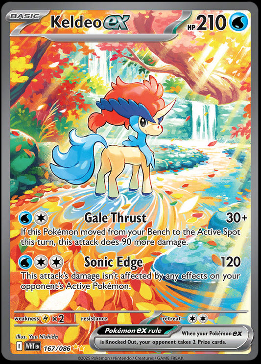Image of Keldeo ex White Flare (WHT) #167