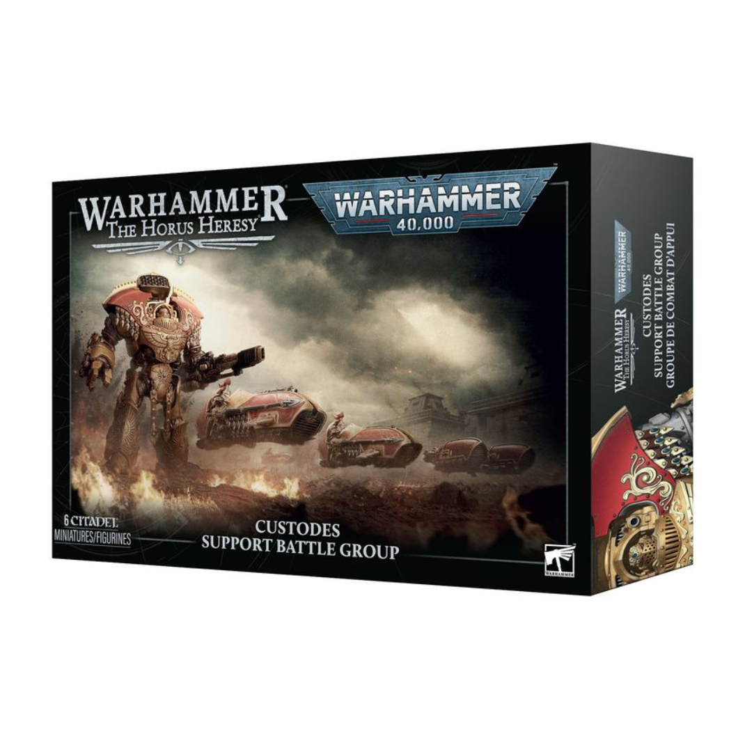 Warhammer Custodes Support Battle Group box contents