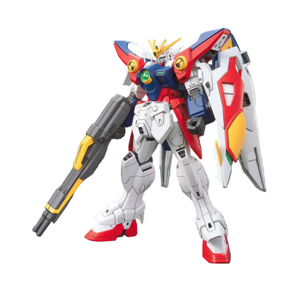 Bandai: Gundam Wing — HGAC 1/144 #174 XXXG-00W0 Wing Gundam Zero | Transforming Model Kit | Gunpla