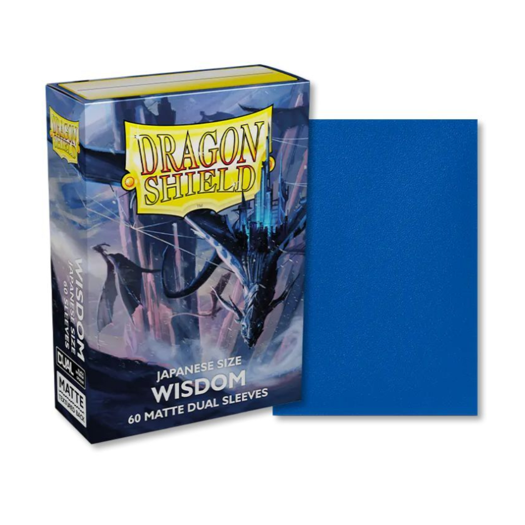Dragon Shield Sleeves: Matte Dual – Wisdom (Japanese Size, 60ct)