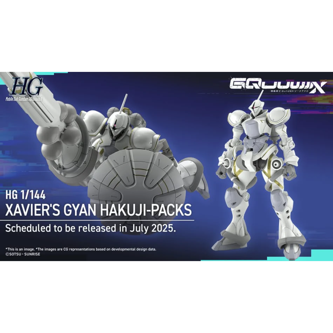 Bandai Gunpla HGGQ 1/144 #07 MS-15/H Xavier's Gyan Hakuji-Packs | Mobile Suit Gundam GQuuuuuuX | HG Model Kit