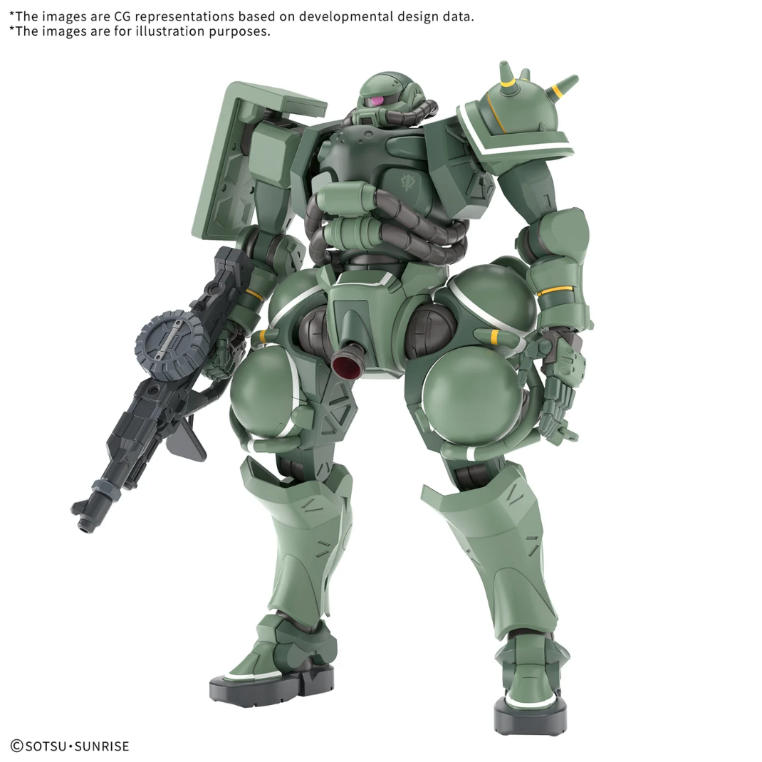 Bandai Gunpla HGGQ 1/144 #10 MS-06 Zaku (GQ) | Mobile Suit Gundam GQuuuuuuX | HG Model Kit
