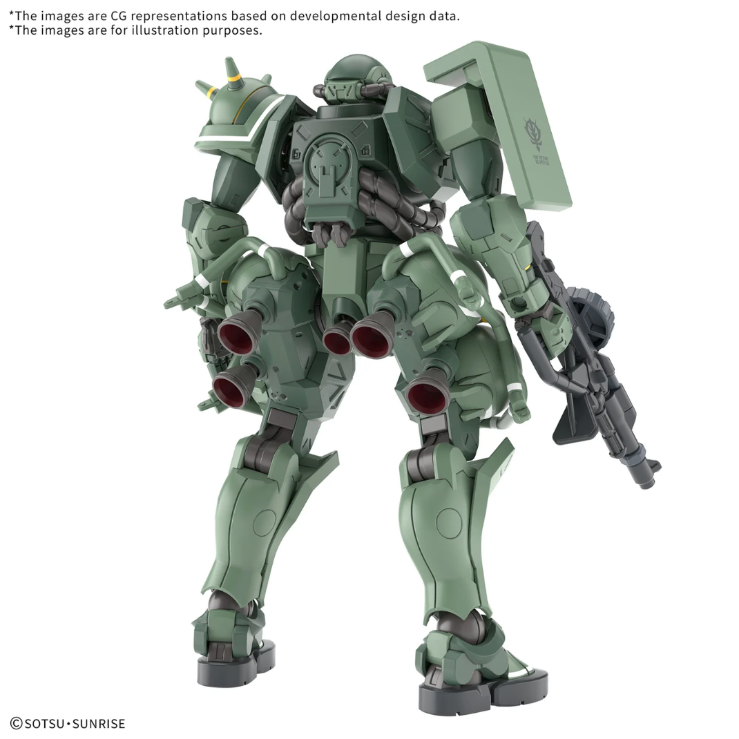 Bandai Gunpla HGGQ 1/144 #10 MS-06 Zaku (GQ) | Mobile Suit Gundam GQuuuuuuX | HG Model Kit
