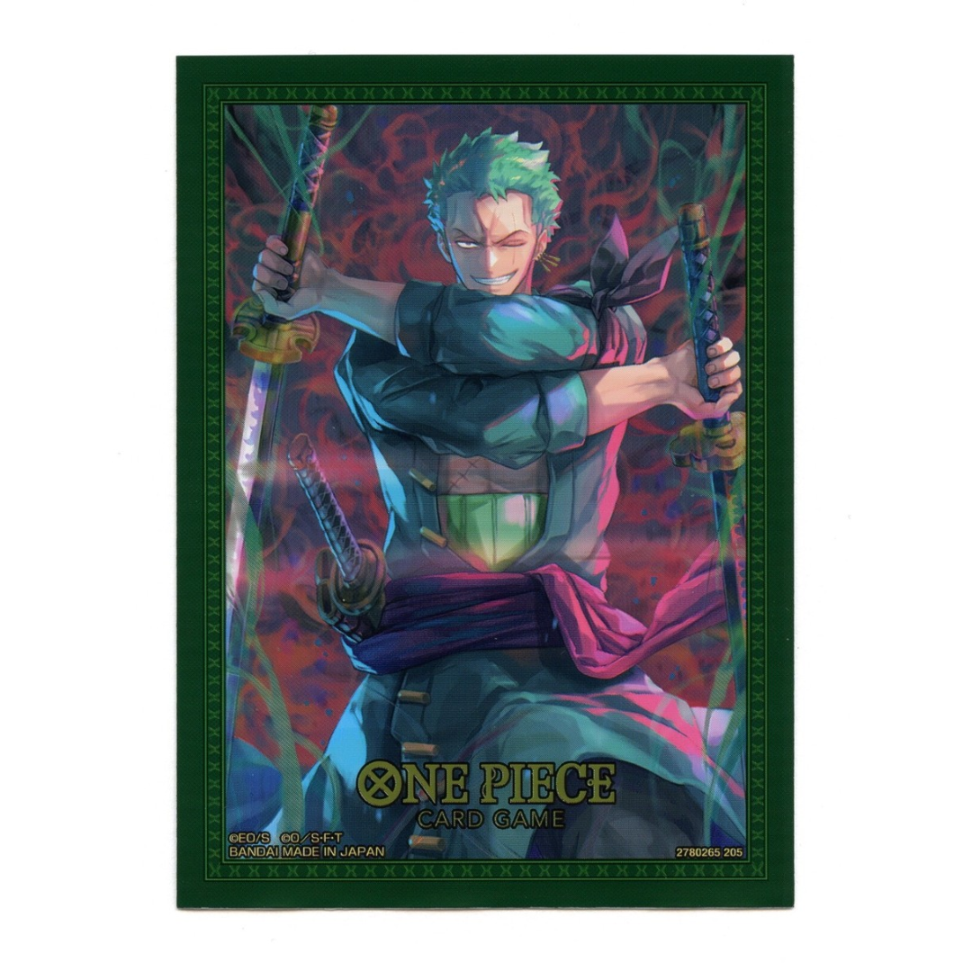 One Piece Card Game Official Sleeves Vol 11 Roronoa Zoro packaging