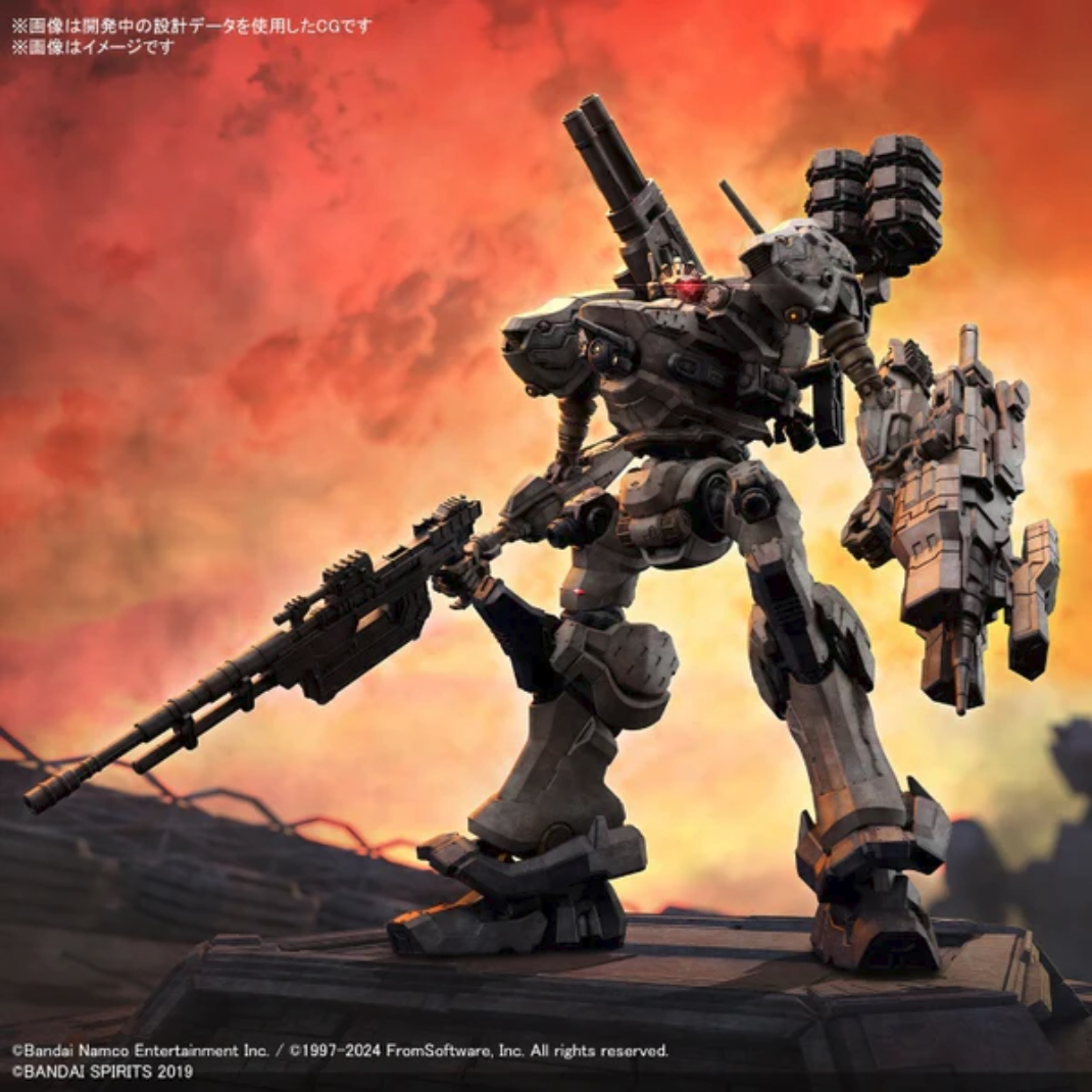 Bandai 30MM Armored Core VI Fires of Rubicon RaD CC-2000 Orbiter Nightfall model kit 13cm with Ashmead Pile Bunker assault boost parts - Hobby Collectors Australia