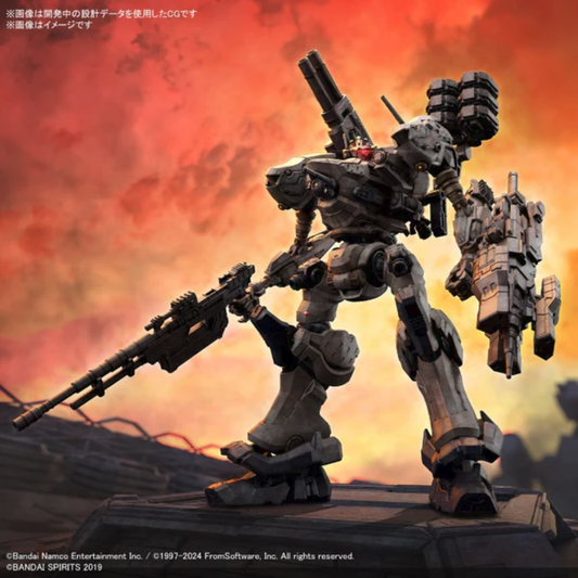 Bandai 30MM Armored Core VI Fires of Rubicon RaD CC-2000 Orbiter Nightfall model kit 13cm with Ashmead Pile Bunker assault boost parts - Hobby Collectors Australia