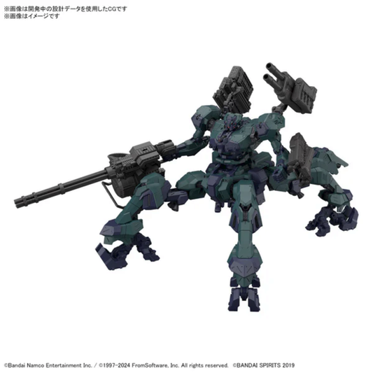 Bandai 30MM Armored Core VI Balam Industries BD-011 Melander Liger Tail model kit G1 Michigan heavy AC tetrapod legs full weapon set - Hobby Collectors Australia