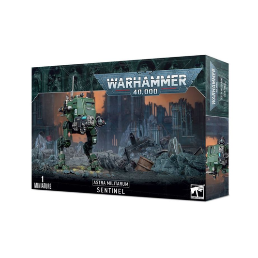 Warhammer 40000 Astra Militarum Armoured Sentinel box art