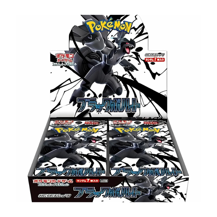 Pokémon TCG: Scarlet & Violet – Black Bolt SV11B Japanese Booster Box featuring Unova region Pokémon