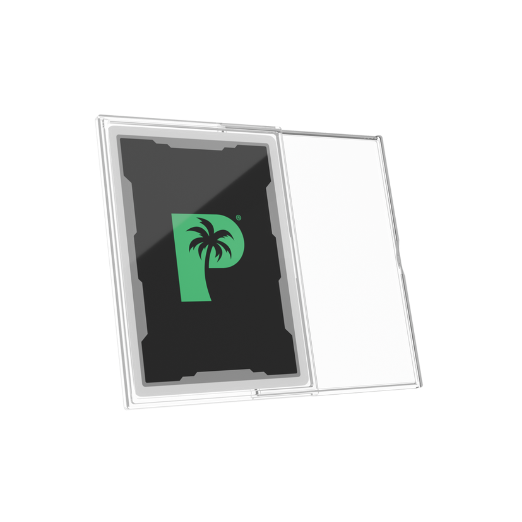 Palms Off Gaming Command Case single card acrylic display case UV resistant sliding lid TCG accessories