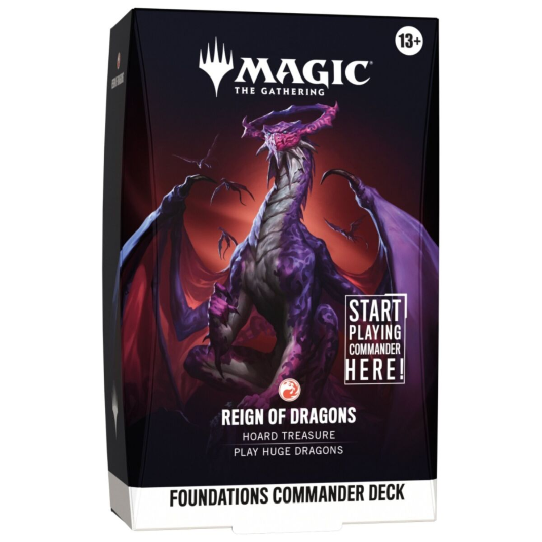 Magic The Gathering Foundations Commander Deck packaging