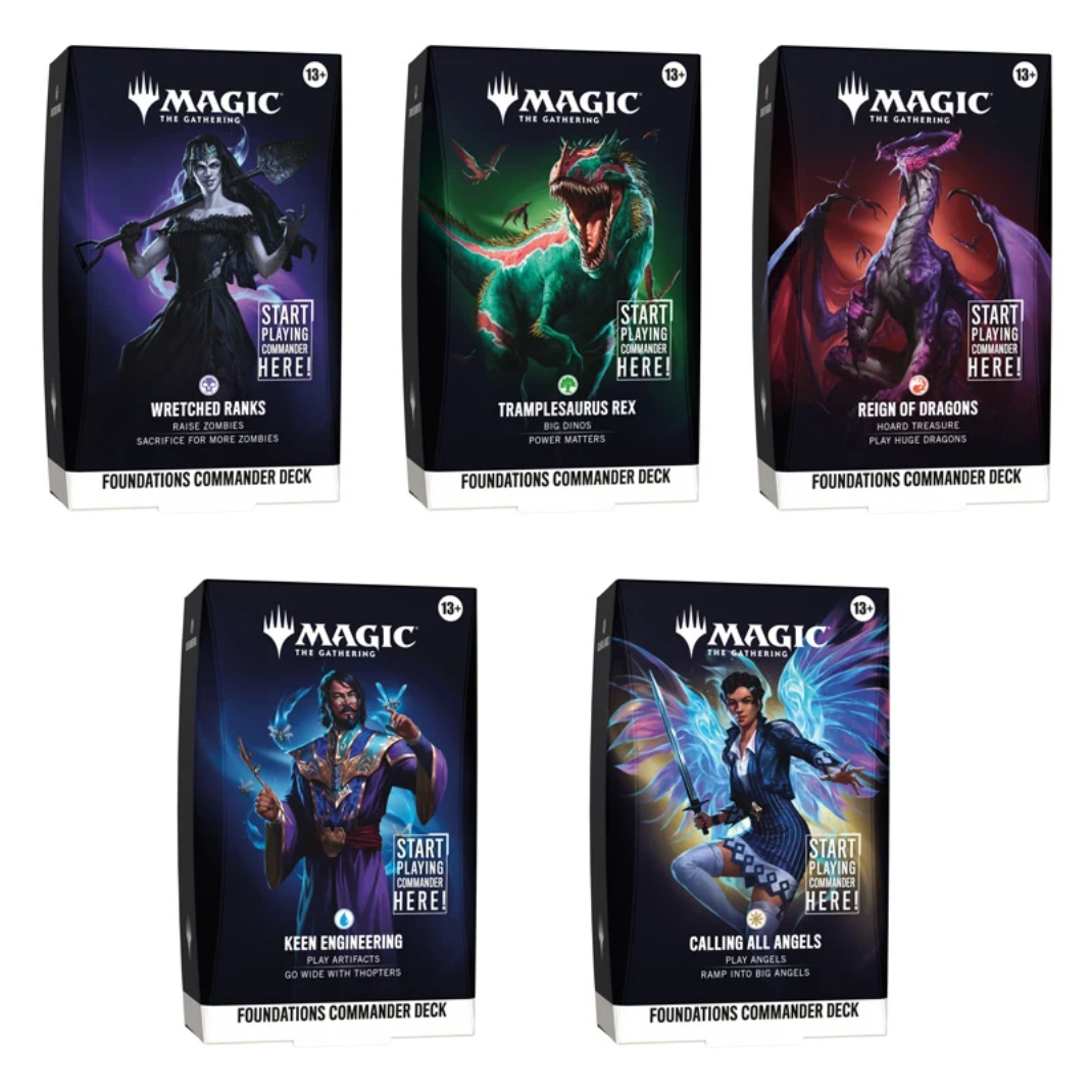 Magic The Gathering Foundations Commander Deck packaging