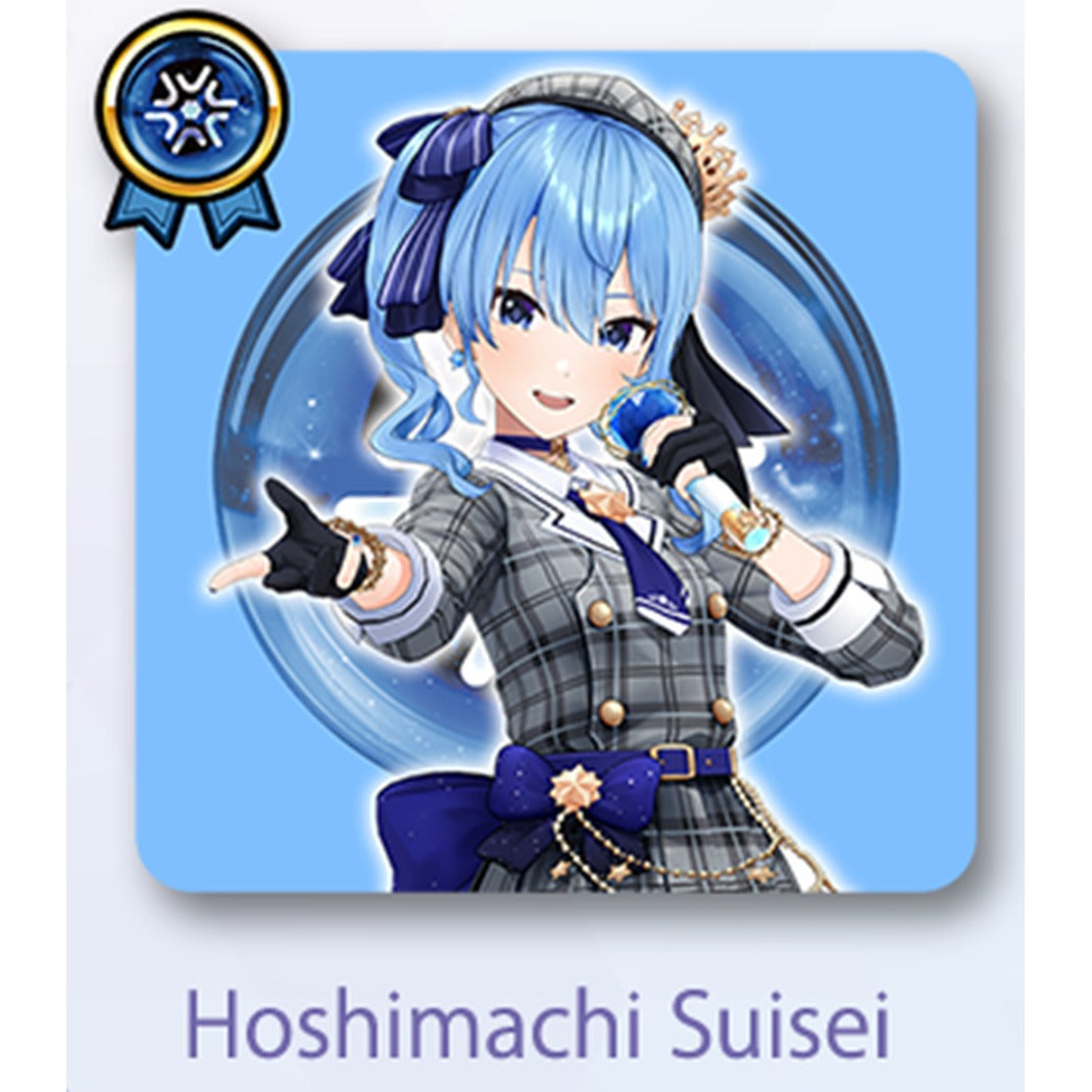 hololive OFFICIAL CARD GAME Live Start Deck Hoshimachi Suisei hSD17e blue deck artwork