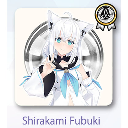hololive OFFICIAL CARD GAME Live Start Deck Shirakami Fubuki hSD14e white deck artwork