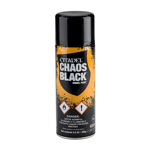 Citadel Spray Paint: Chaos Black (400ml)