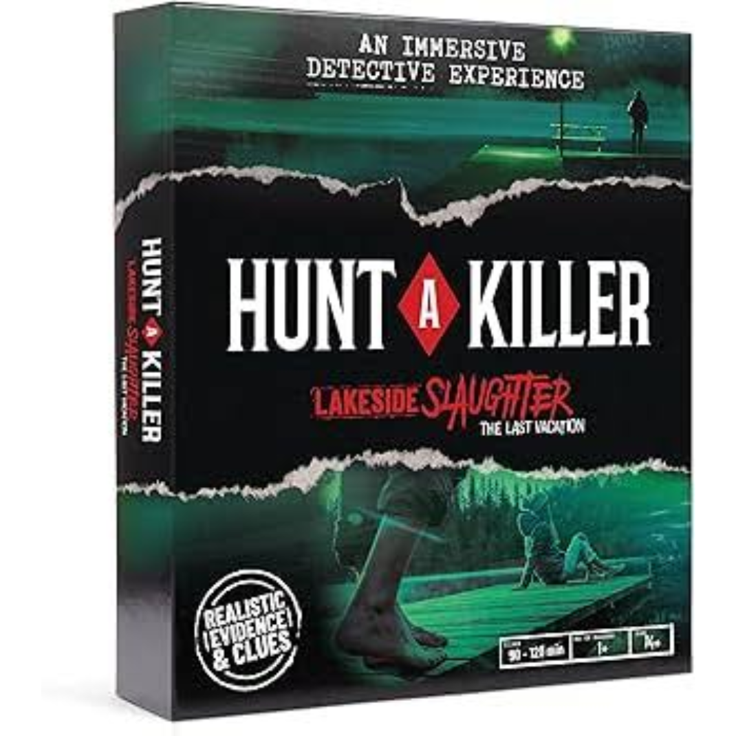Hunt A Killer Lakeside Slaughter The Last Vacation box packaging