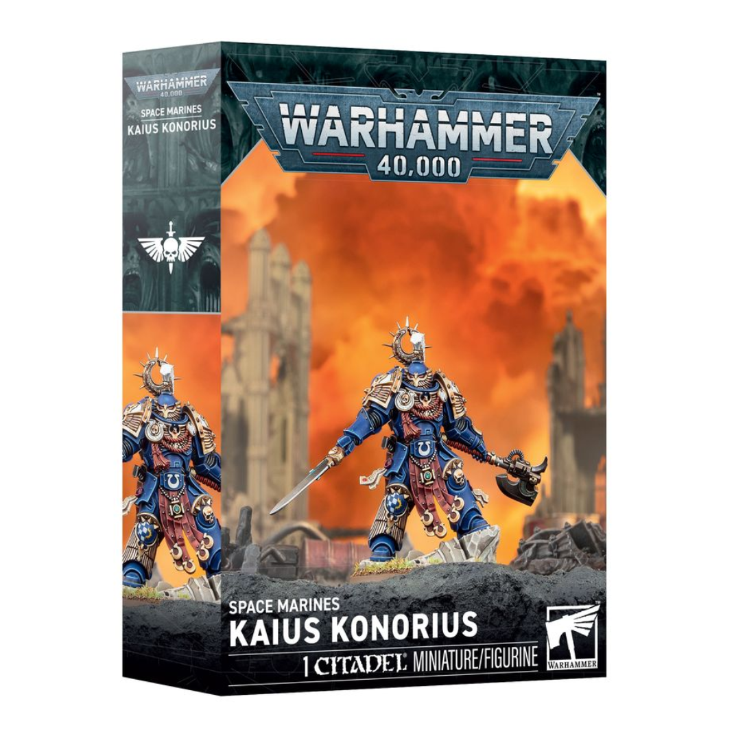 Warhammer 40000 Ultramarines Kaius Konorius box art