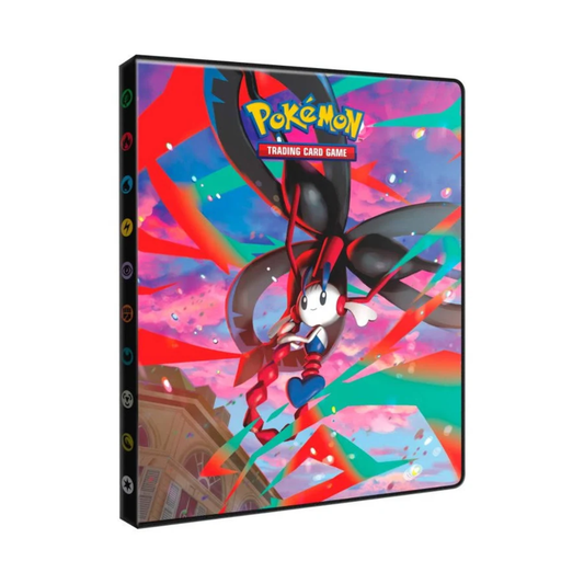 Ultra PRO Pokemon Mega Evolution Chaos Rising 4-Pocket Portfolio Mega Floette front cover Mega Dragalge back cover 80 cards archival-safe - Hobby Collectors Australia