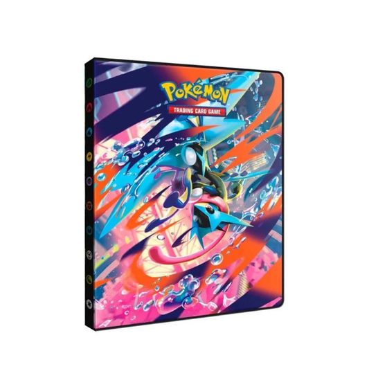 Ultra PRO Pokemon Mega Evolution Chaos Rising 9-Pocket Portfolio Mega Pyroar front cover Mega Greninja back cover 360 cards archival-safe - Hobby Collectors Australia