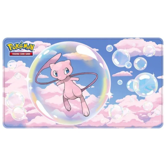 Pokémon TCG Mythical Mew Foil Playmat - Premium Metallic Gloss Trading Card Mat