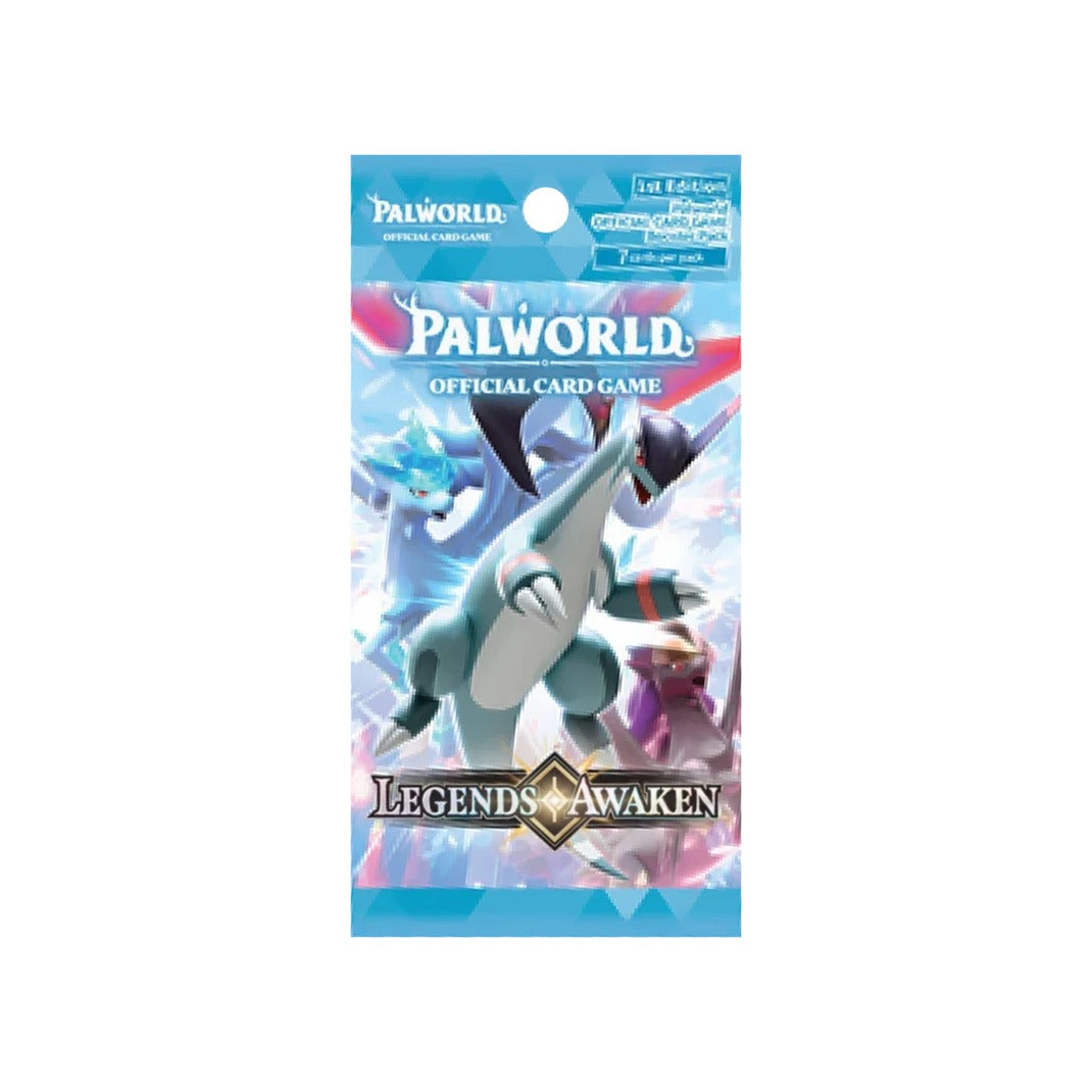 Palworld Official Card Game Legends Awaken BP02 booster pack, 7 cards per pack