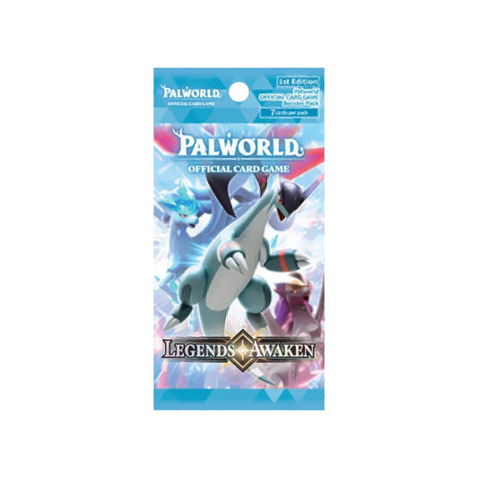Palworld Official Card Game Legends Awaken BP02 booster pack, 7 cards per pack