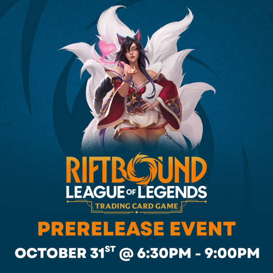 League of Legends: Riftbound Origins TCG Release Event at Hobby Collectors Australia – Modified Champion Deck format, Friday 31st October 2025.