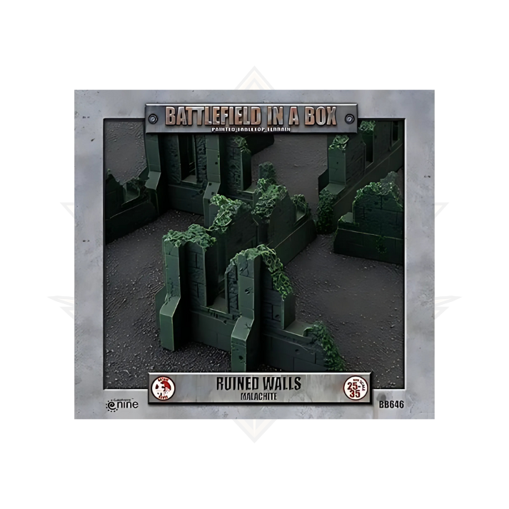 Battlefield in a Box: Gothic Battlefields: Ruined Walls - Malachite (x5)